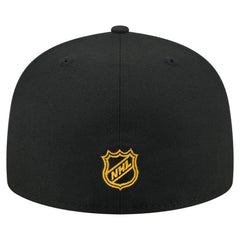 Pittsburgh Penguins New Era State Stitch 59FIFTY Fitted Hat - Black Hats