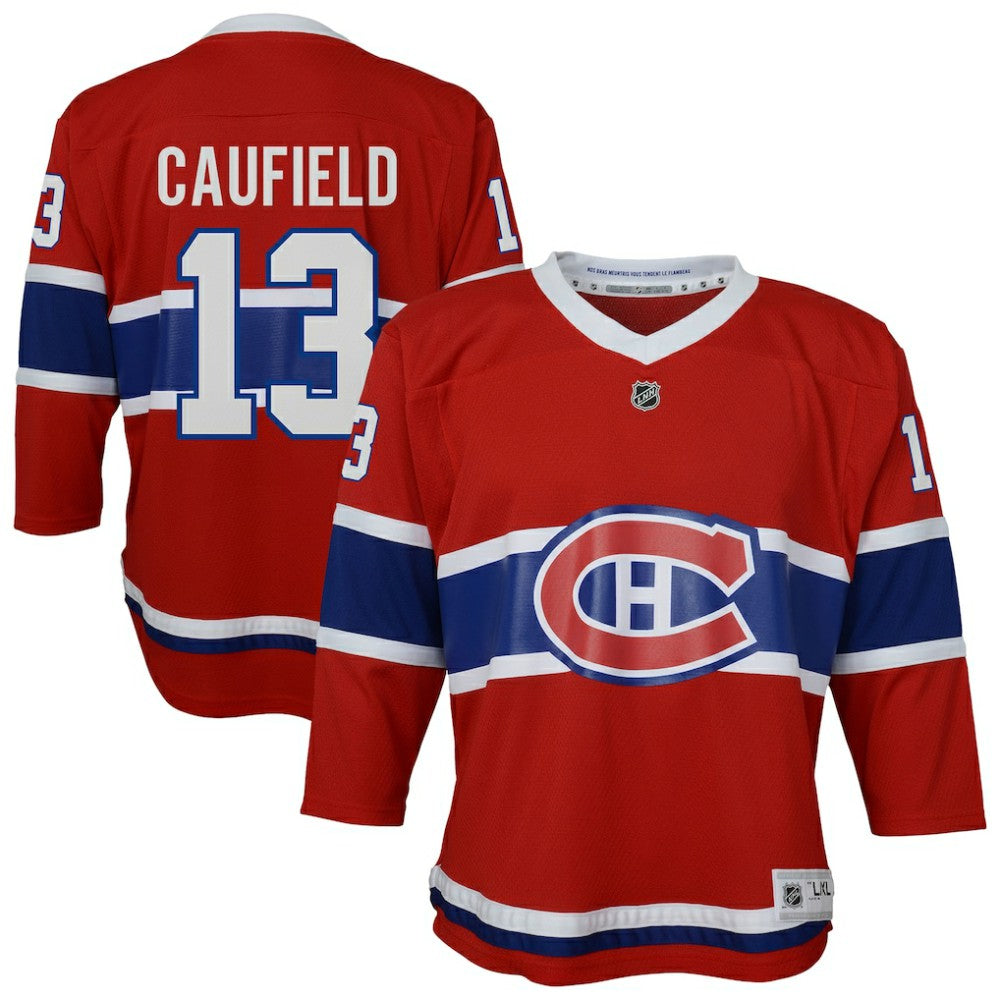 Cole Caufield Montreal Canadiens Youth Home Replica Player Jersey - Red Jerseys
