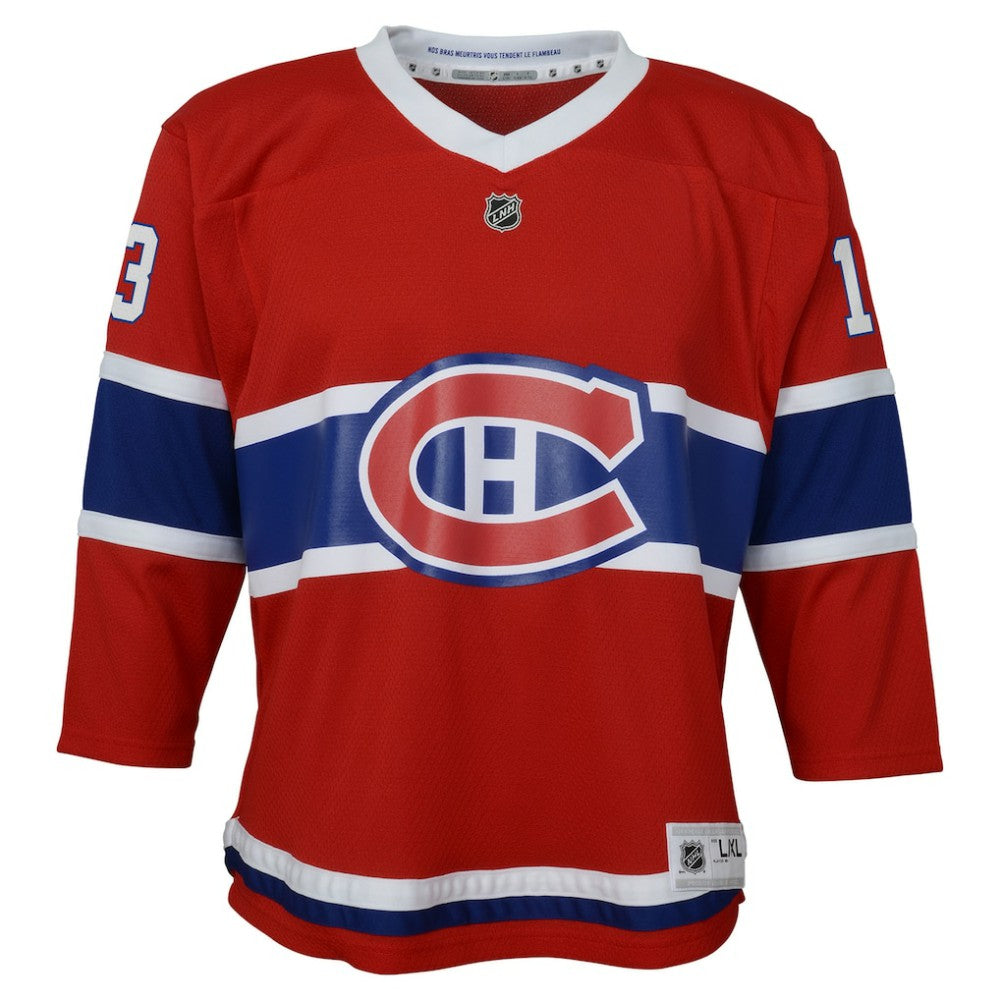 Cole Caufield Montreal Canadiens Youth Home Replica Player Jersey - Red Jerseys