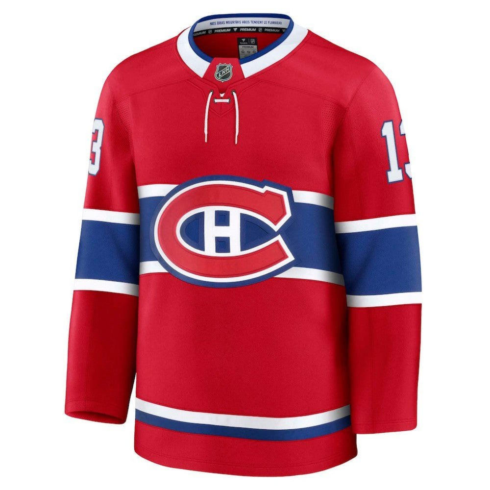 Cole Caufield Montreal Canadiens Fanatics Home Premium Jersey - Red Jerseys