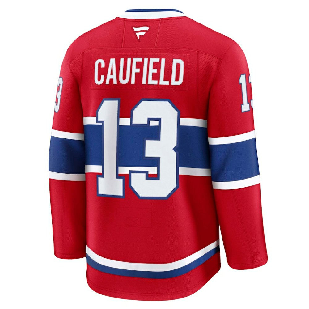 Cole Caufield Montreal Canadiens Fanatics Home Premium Jersey - Red Jerseys