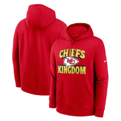Kansas City Chiefs Hometown Fleece Pullover Hoodie - Red on sale
