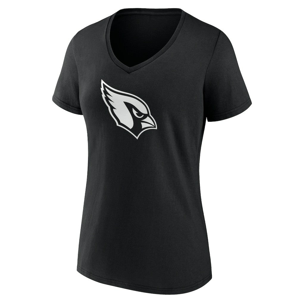 Arizona Cardinals Women's Personalized Name & Number Monochrome V-Neck T-Shirt - Black for sale