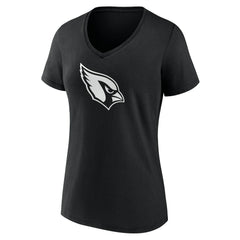 Arizona Cardinals Women's Personalized Name & Number Monochrome V-Neck T-Shirt - Black for sale
