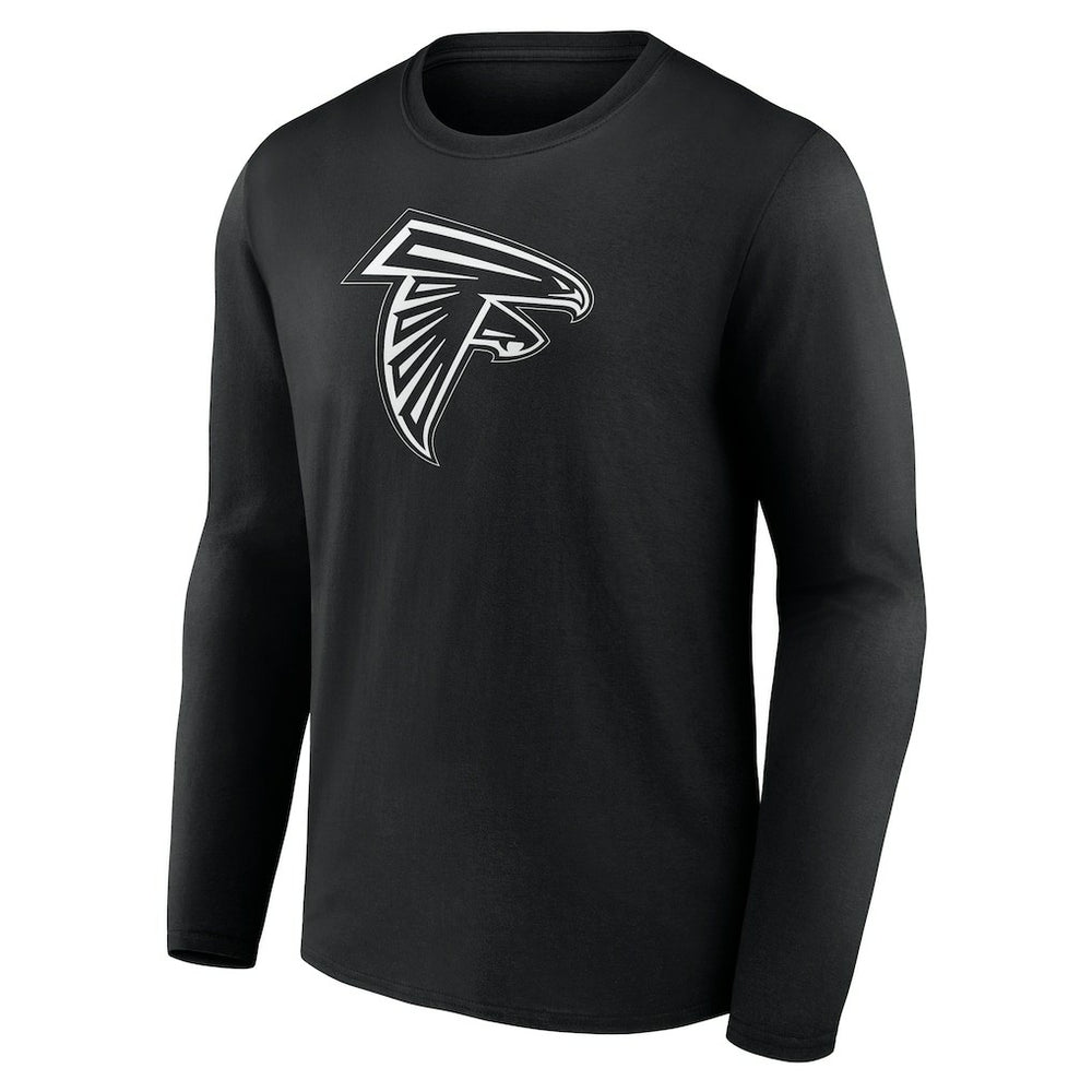 Atlanta Falcons Personalized Name & Number Monochrome Long Sleeve T-Shirt - Black online