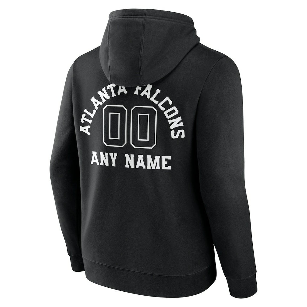 Atlanta Falcons Personalized Name & Number Pullover Hoodie - Black online