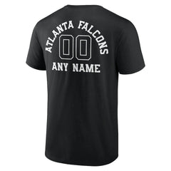 Atlanta Falcons Personalized Name & Number Monochrome T-Shirt - Black discount