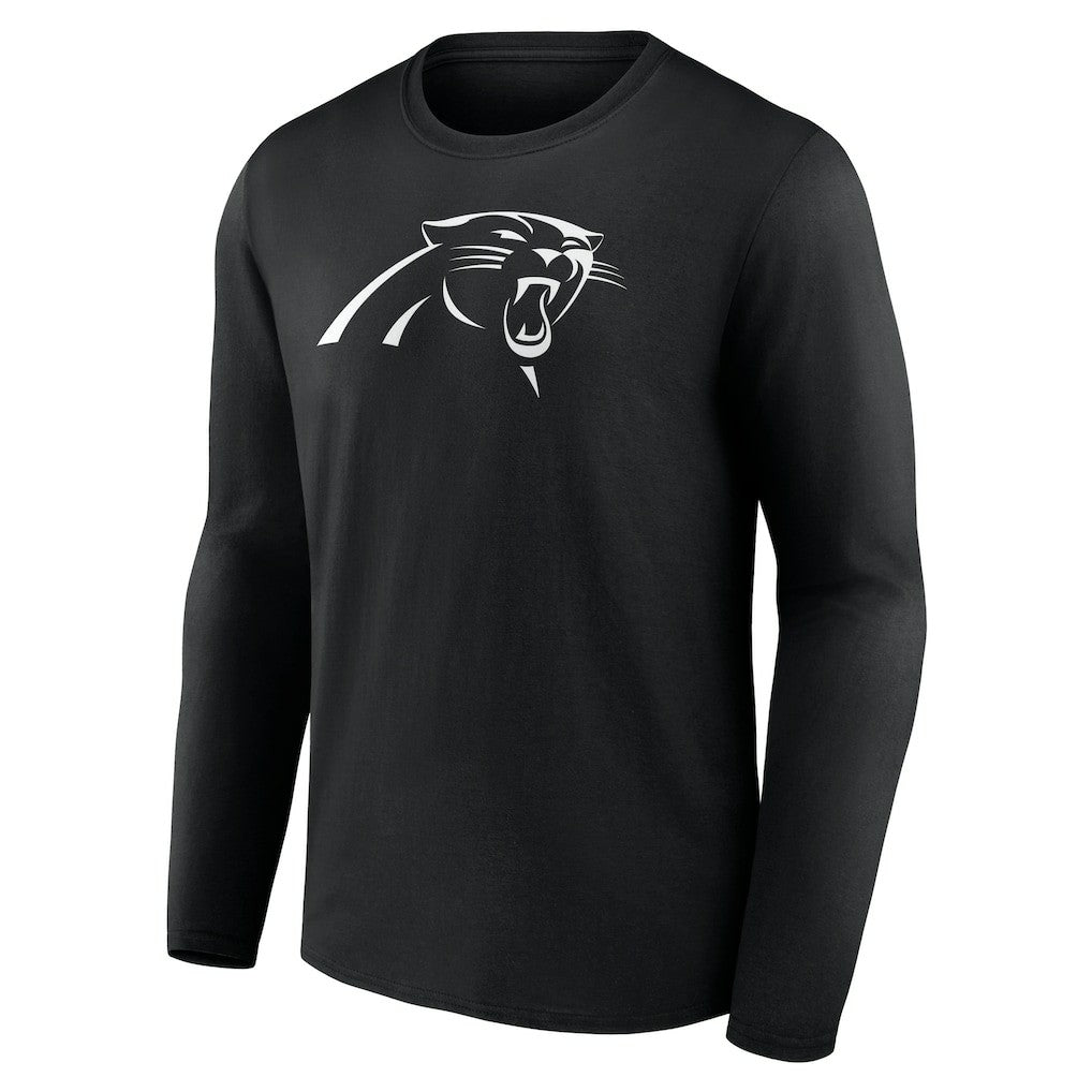 Carolina Panthers Personalized Name & Number Monochrome Long Sleeve T-Shirt - Black online