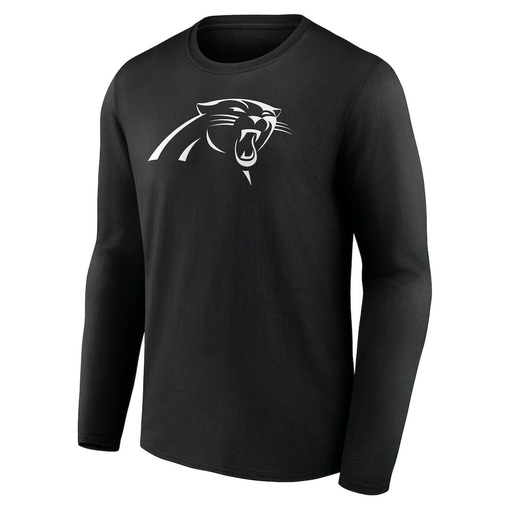 Carolina Panthers Personalized Name & Number Monochrome Long Sleeve T-Shirt - Black online