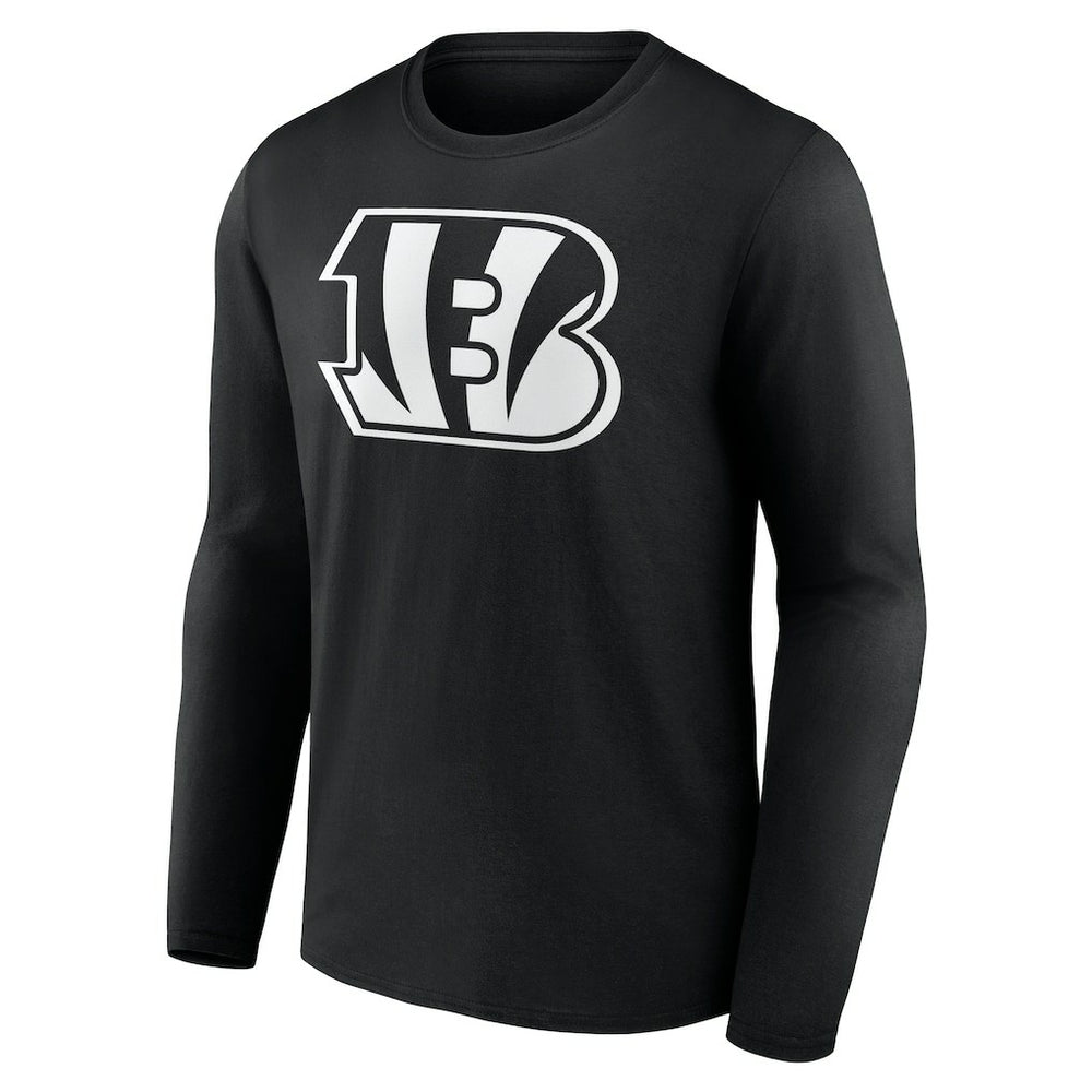 Cincinnati Bengals Personalized Name & Number Monochrome Long Sleeve T-Shirt - Black online