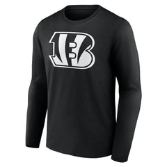 Cincinnati Bengals Personalized Name & Number Monochrome Long Sleeve T-Shirt - Black online