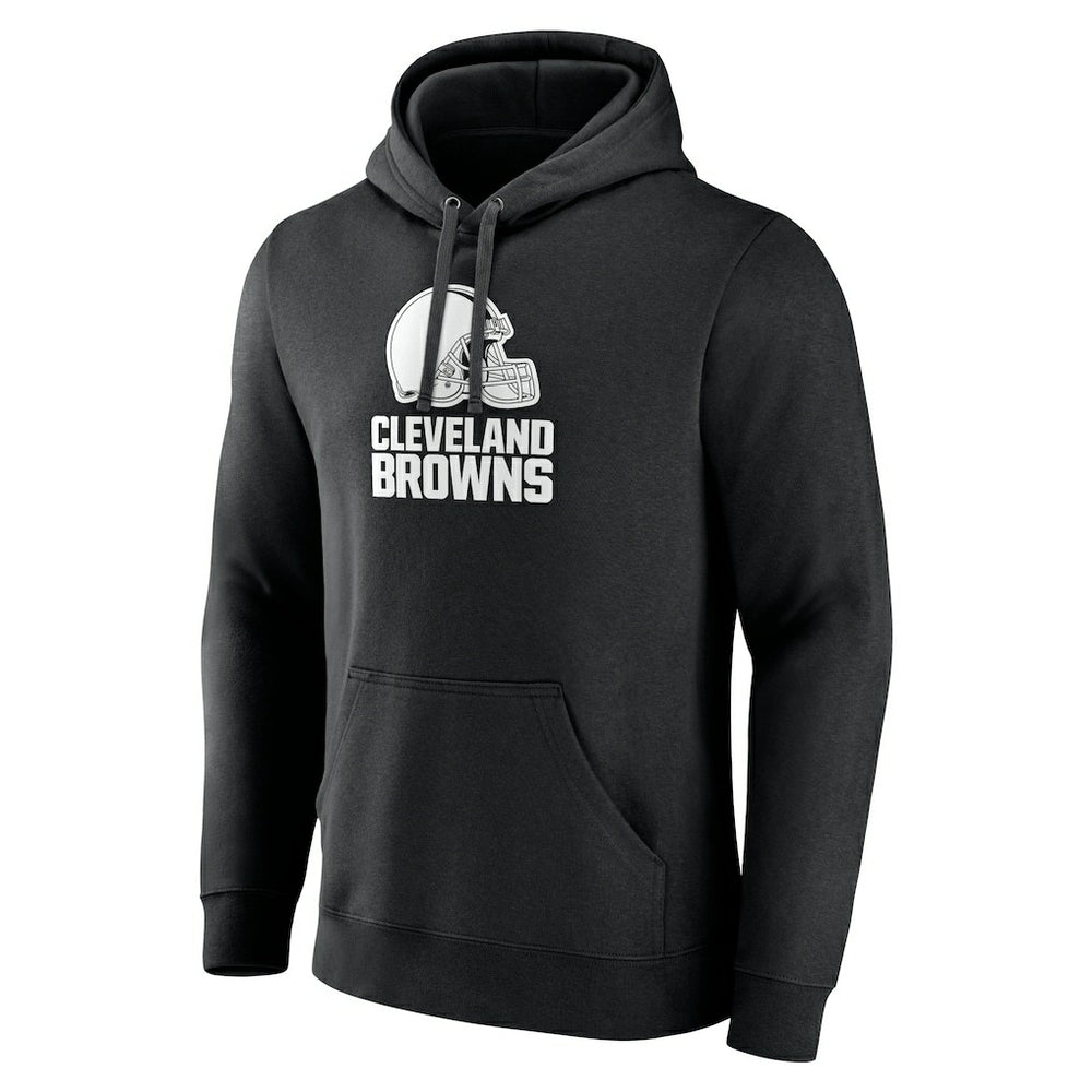 Cleveland Browns Personalized Name & Number Pullover Hoodie - Black discount
