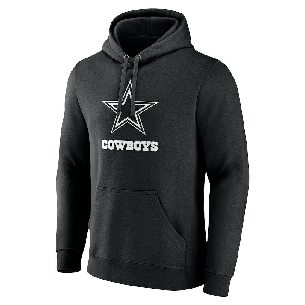 Dallas Cowboys Personalized Name & Number Pullover Hoodie - Black discount