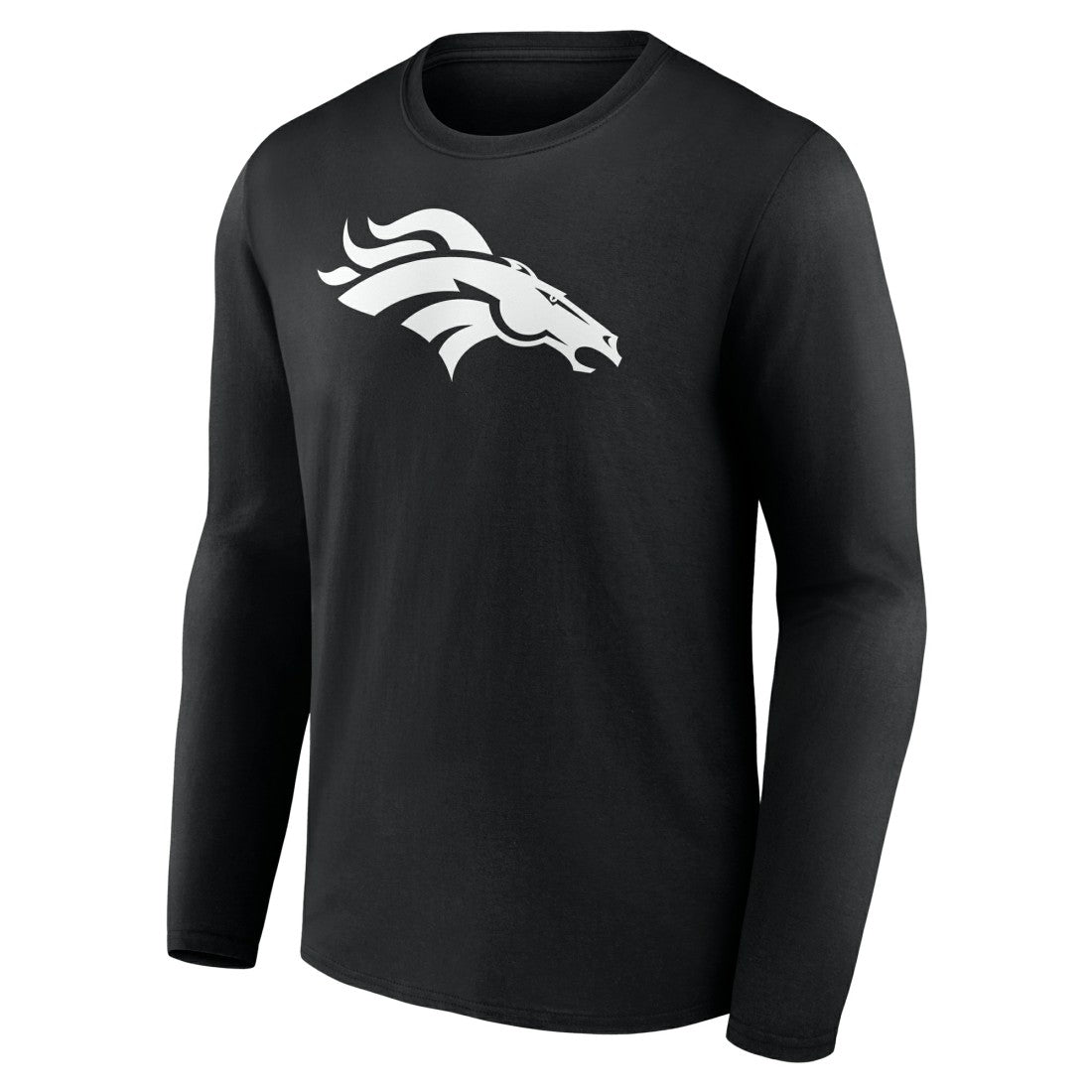 Denver Broncos Personalized Name & Number Monochrome Long Sleeve T-Shirt - Black for sale