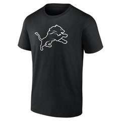 Detroit Lions Personalized Name & Number Monochrome T-Shirt - Black sale