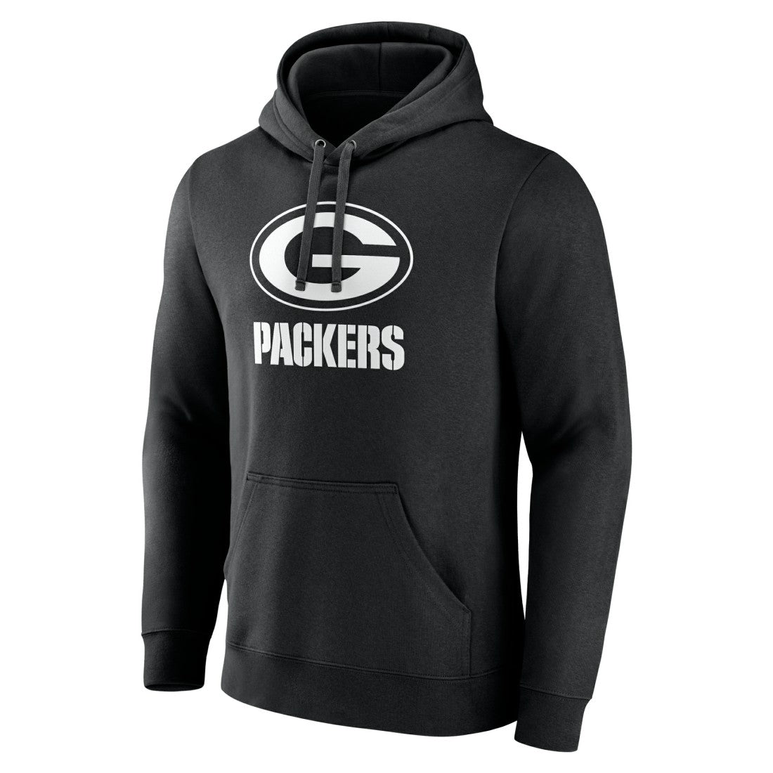 Green Bay Packers Personalized Name & Number Pullover Hoodie - Black cheap