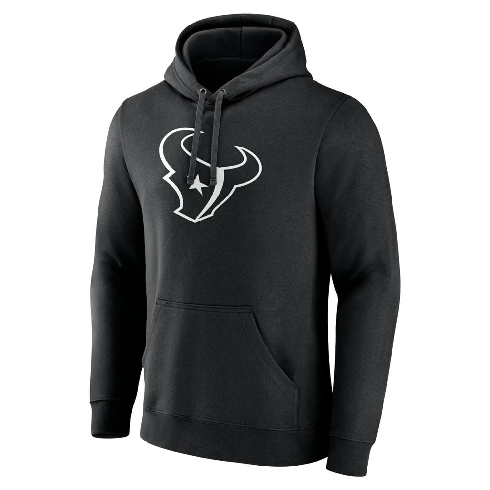 Houston Texans Personalized Name & Number Pullover Hoodie - Black on sale