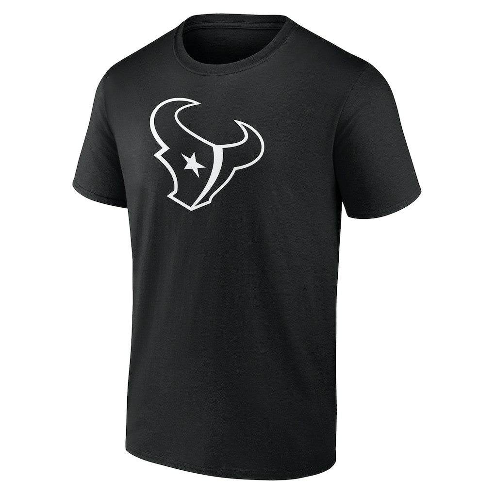 Houston Texans Personalized Name & Number Monochrome T-Shirt - Black on sale