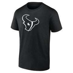 Houston Texans Personalized Name & Number Monochrome T-Shirt - Black on sale