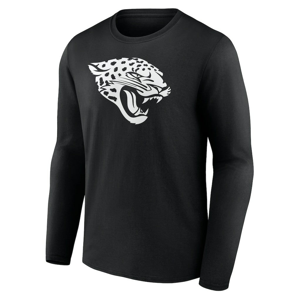 Jacksonville Jaguars Personalized Name & Number Monochrome Long Sleeve T-Shirt - Black outlet