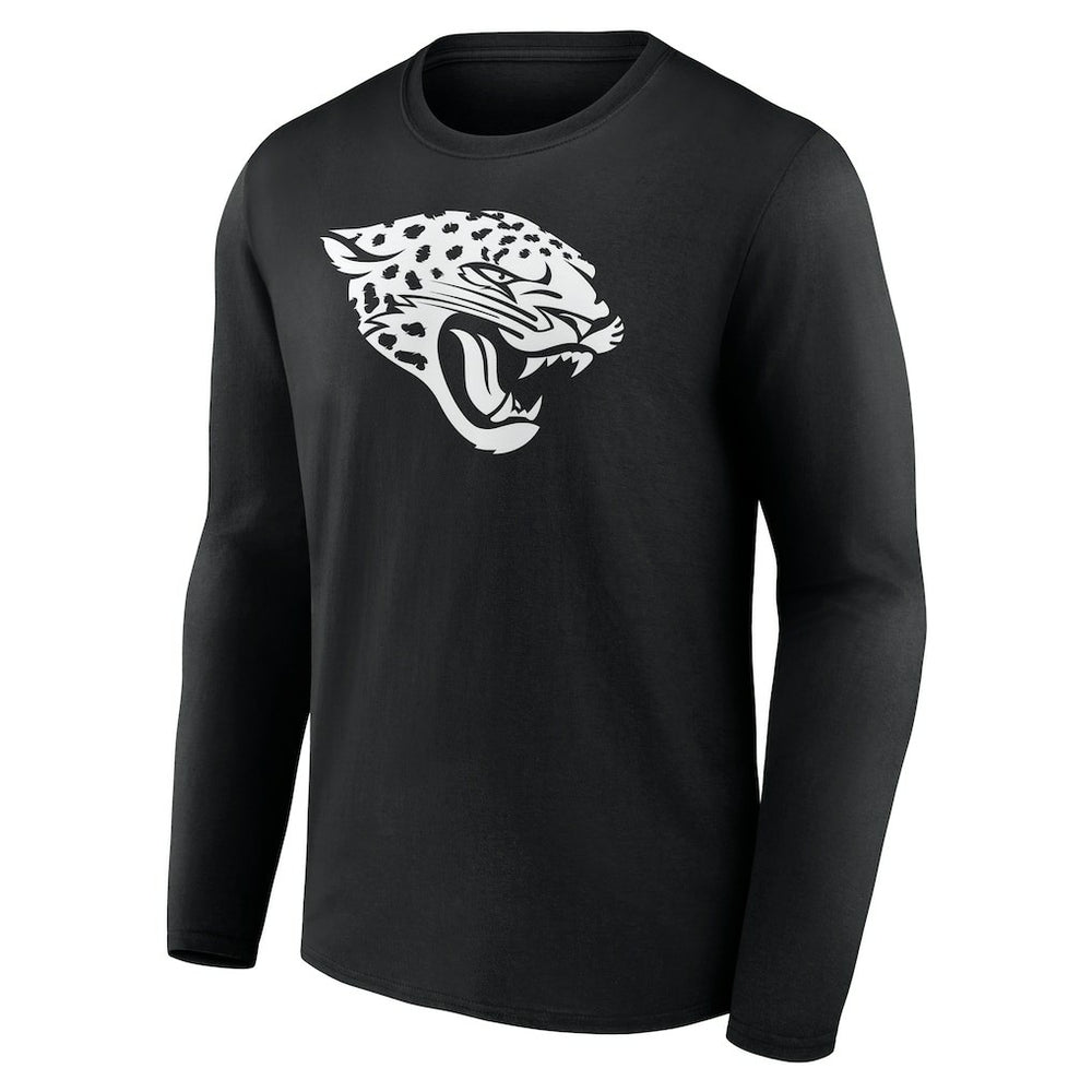 Jacksonville Jaguars Personalized Name & Number Monochrome Long Sleeve T-Shirt - Black outlet