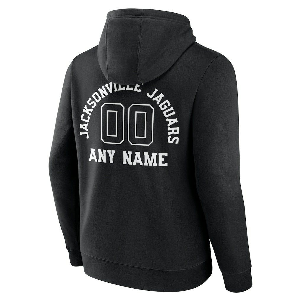 Jacksonville Jaguars Personalized Name & Number Pullover Hoodie - Black discount