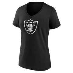 Las Vegas Raiders Women's Personalized Name & Number Monochrome V-Neck T-Shirt - Black for sale