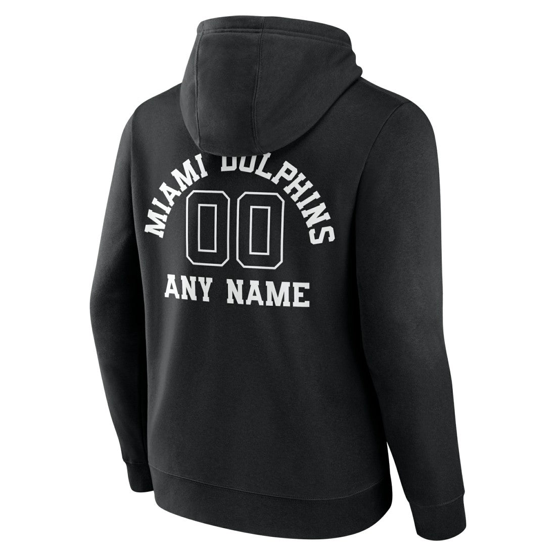 Miami Dolphins Personalized Name & Number Pullover Hoodie - Black for sale