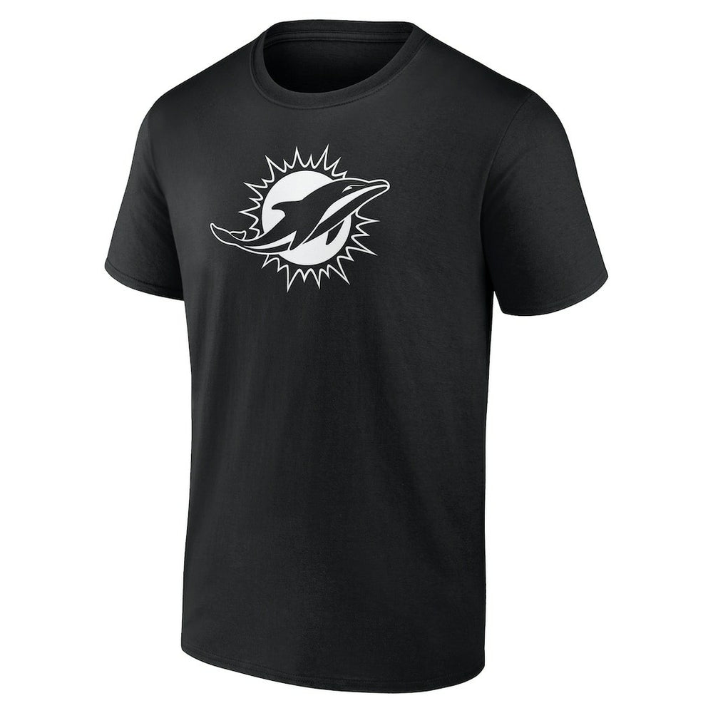 Miami Dolphins Personalized Name & Number Monochrome T-Shirt - Black online
