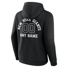 New York Giants Personalized Name & Number Pullover Hoodie - Black outlet