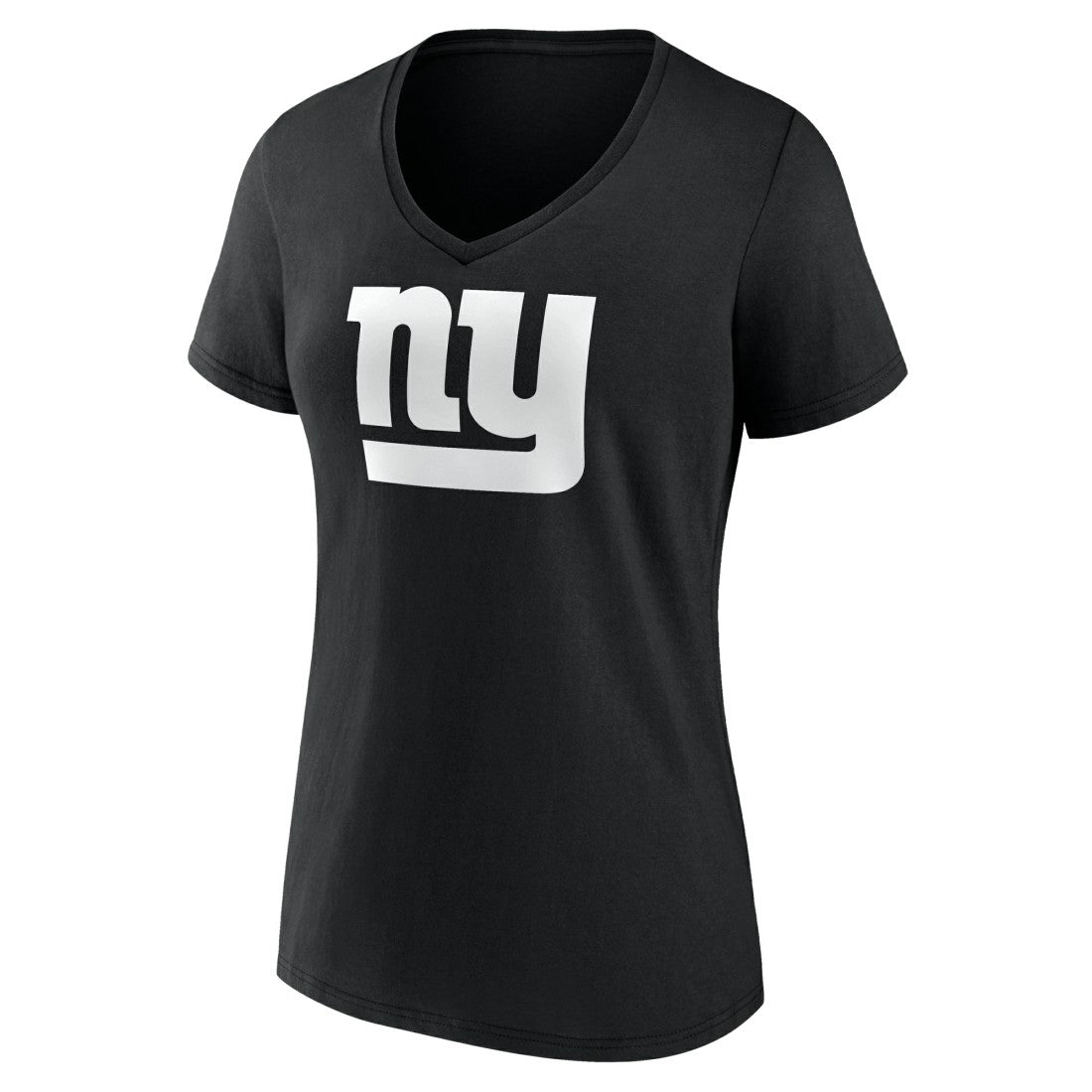 New York Giants Women's Personalized Name & Number Monochrome V-Neck T-Shirt - Black on sale