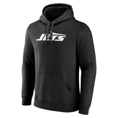 New York Jets Personalized Name & Number Pullover Hoodie - Black for sale