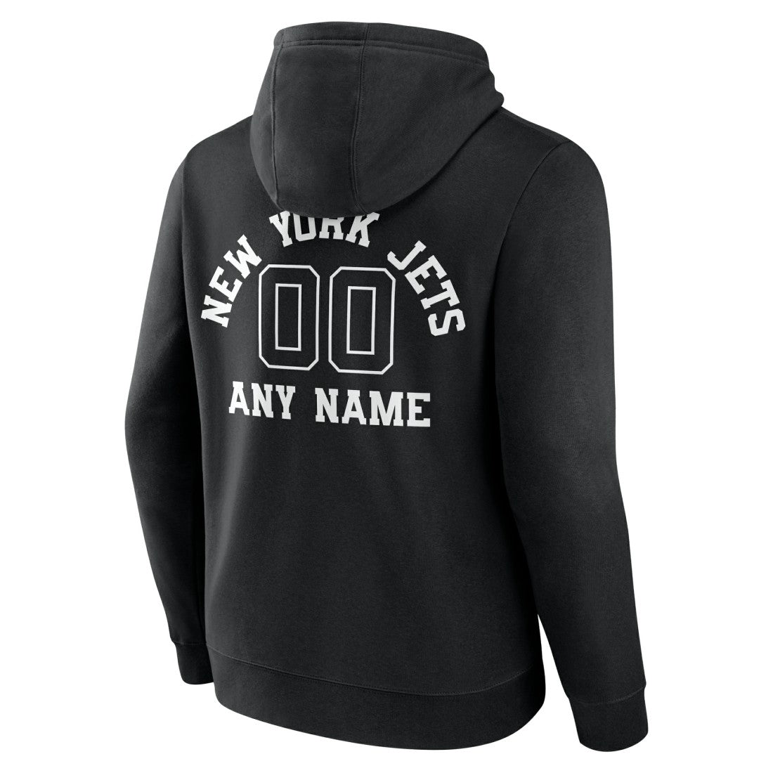 New York Jets Personalized Name & Number Pullover Hoodie - Black for sale
