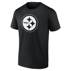 Pittsburgh Steelers Personalized Name & Number Monochrome T-Shirt - Black on sale