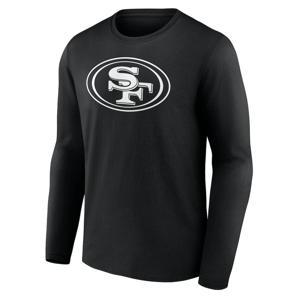 San Francisco 49ers Personalized Name & Number Monochrome Long Sleeve T-Shirt - Black online