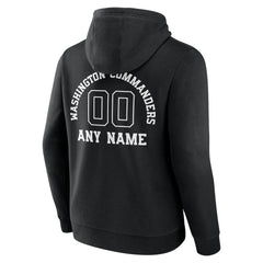 Washington Commanders Personalized Name & Number Pullover Hoodie - Black outlet