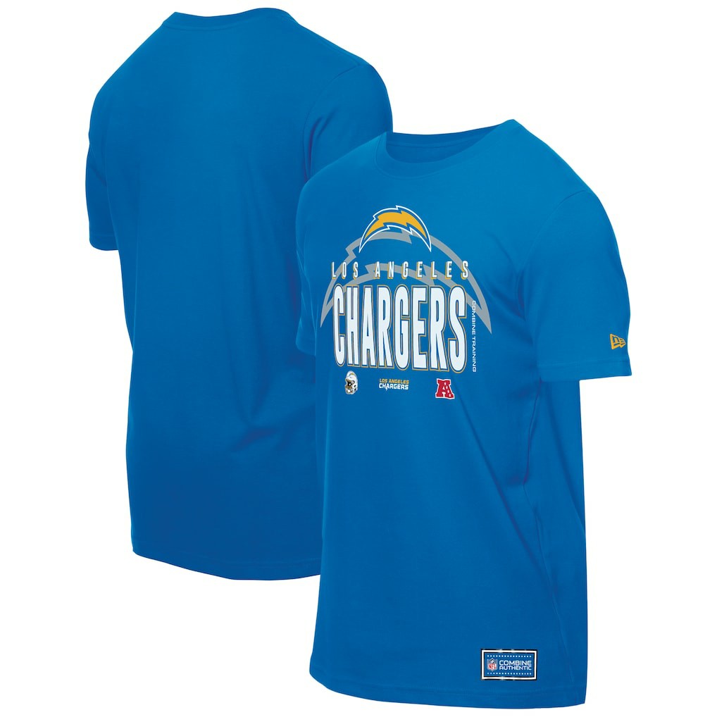 Los Angeles Chargers New Era 2025 NFL Training Camp T-Shirt - Powder Blue cheap