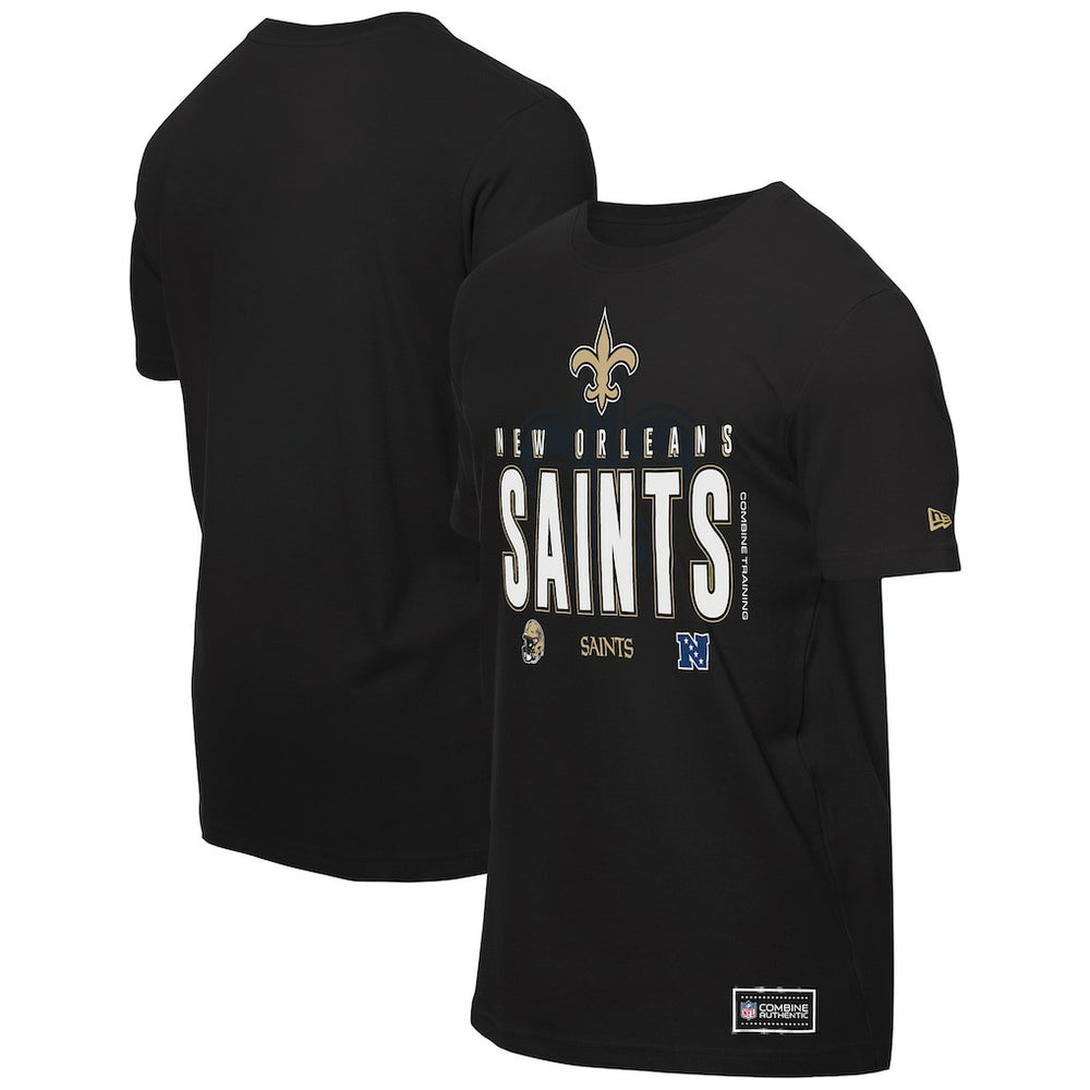 New Orleans Saints New Era 2025 NFL Training Camp T-Shirt - Black on sale