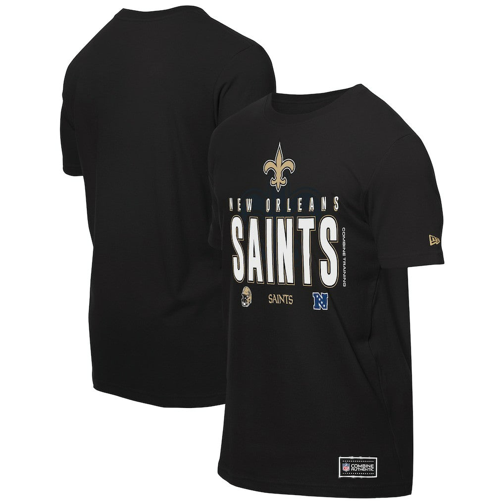 New Orleans Saints New Era 2025 NFL Training Camp T-Shirt - Black on sale