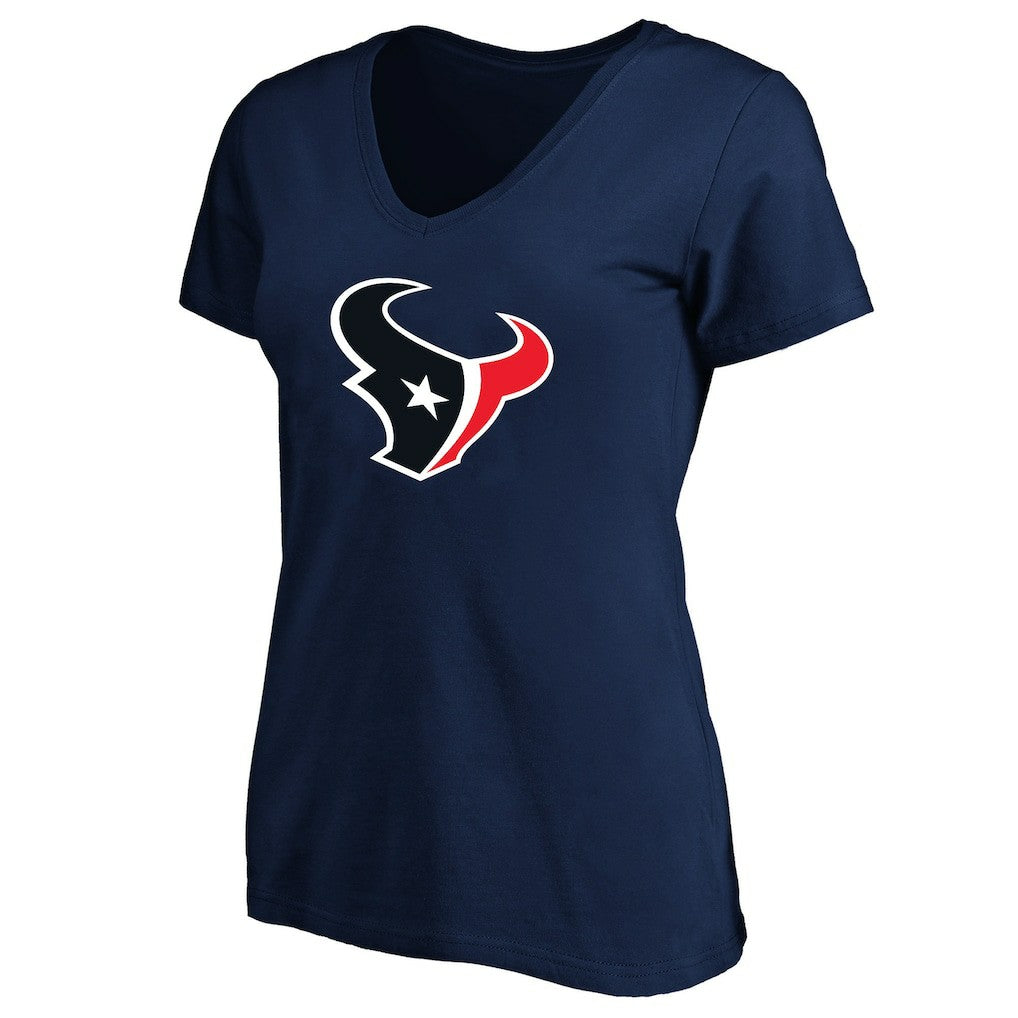 Houston Texans Women's Plus Size V-Neck T-Shirt - Navy online