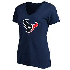 Houston Texans Women's Plus Size V-Neck T-Shirt - Navy online