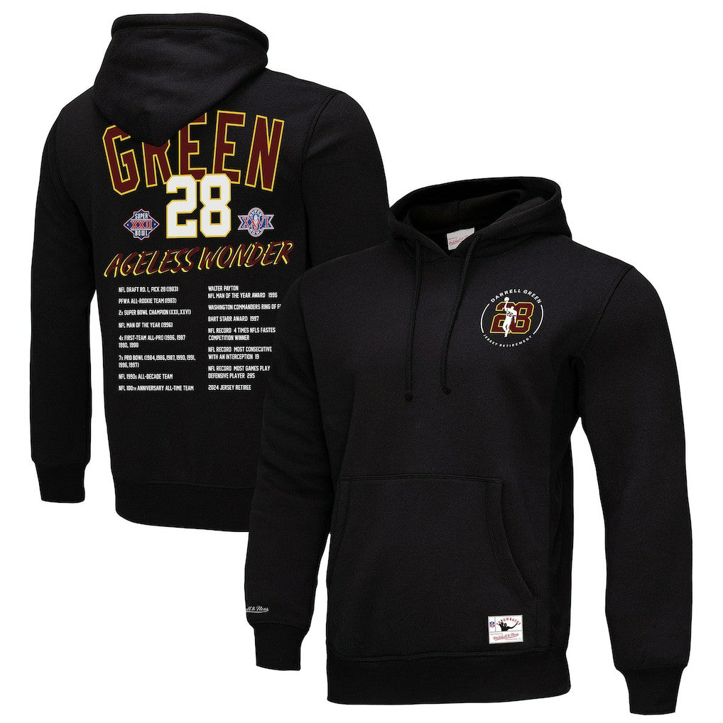 Darrell Green Washington Commanders Ageless Wonder Pullover Hoodie - Black sale