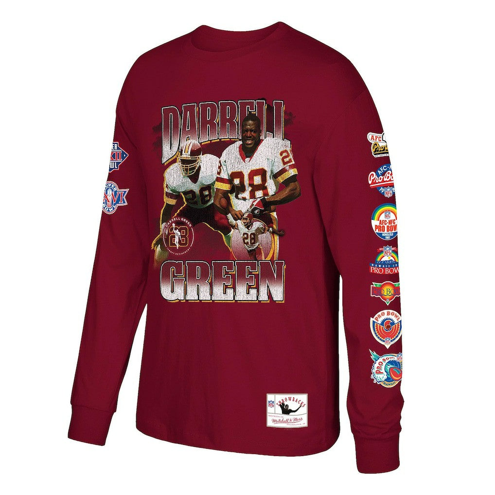 Darrell Green Washington Commanders Player Graphic Long Sleeve T-Shirt - Burgundy sale