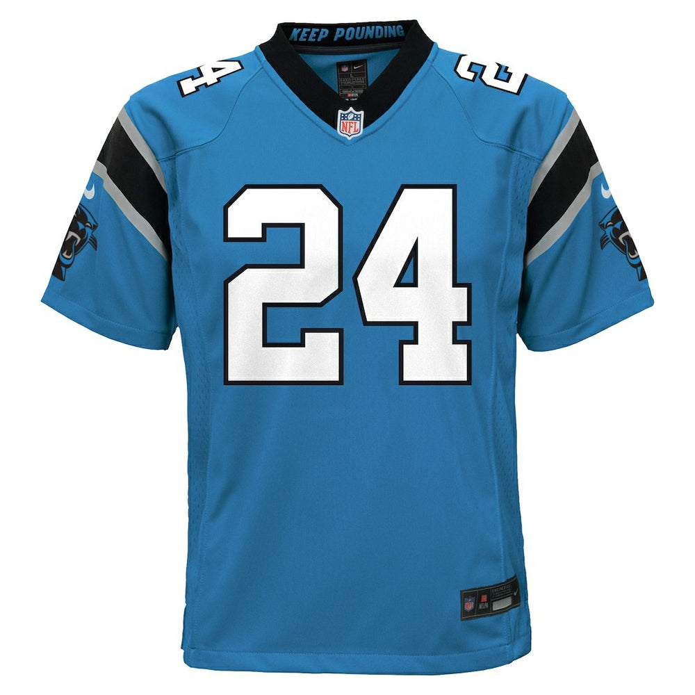Jonathon Brooks Carolina Panthers Youth Game Jersey - Blue on sale
