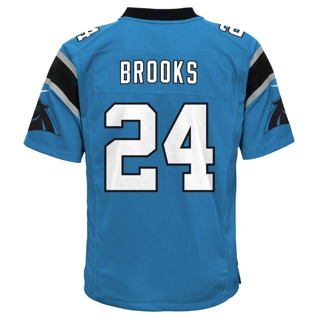 Jonathon Brooks Carolina Panthers Youth Game Jersey - Blue on sale