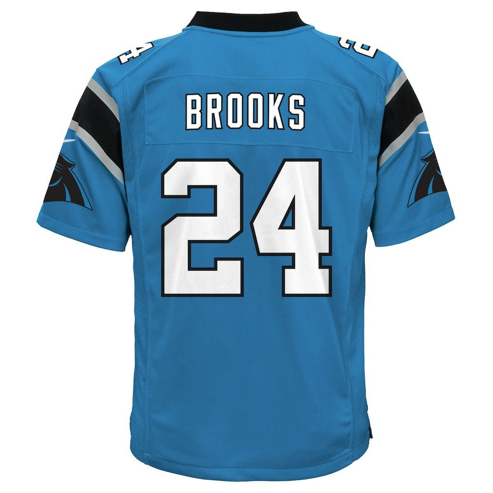 Jonathon Brooks Carolina Panthers Youth Game Jersey - Blue on sale