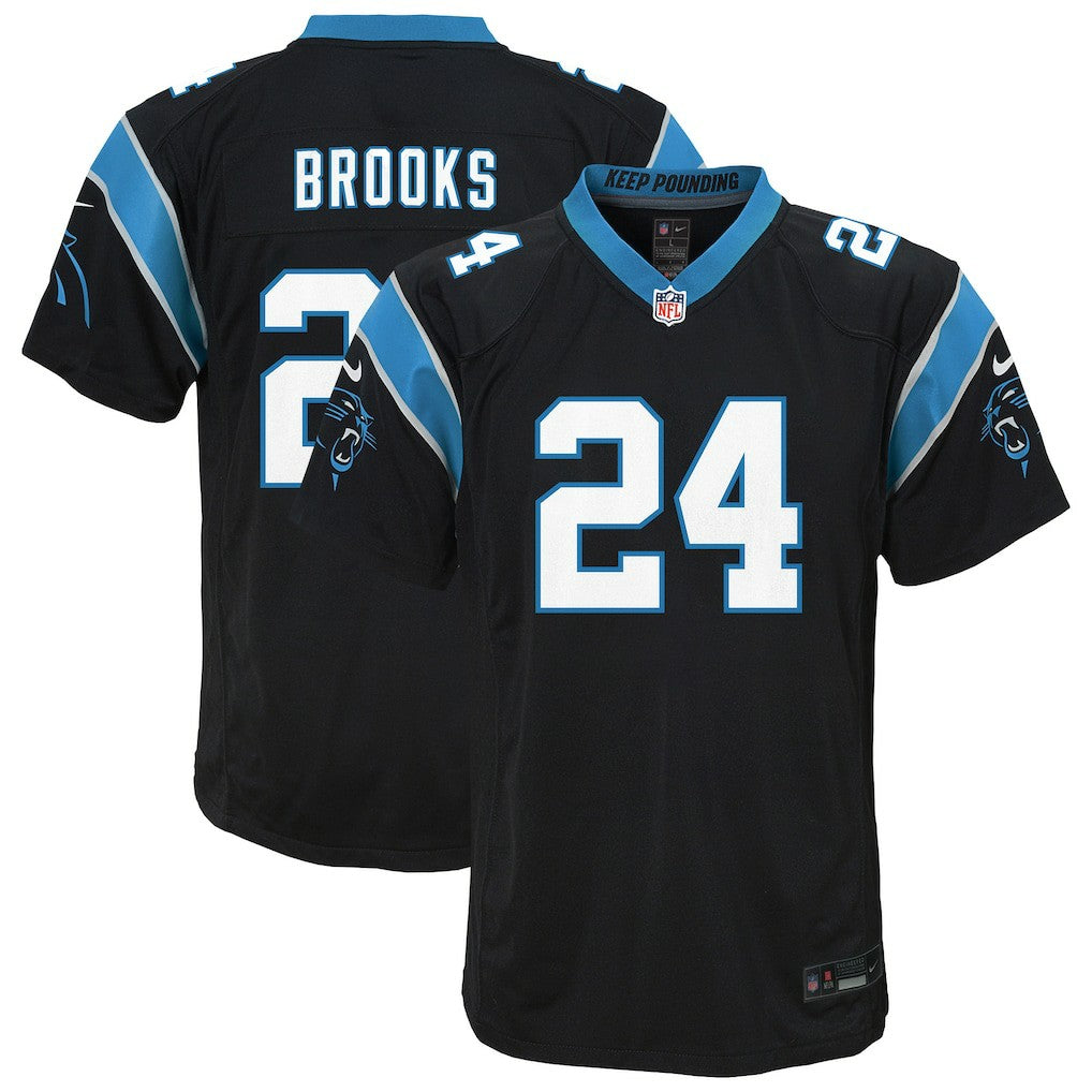Jonathon Brooks Carolina Panthers Youth Game Jersey - Black outlet