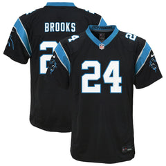 Jonathon Brooks Carolina Panthers Youth Game Jersey - Black outlet
