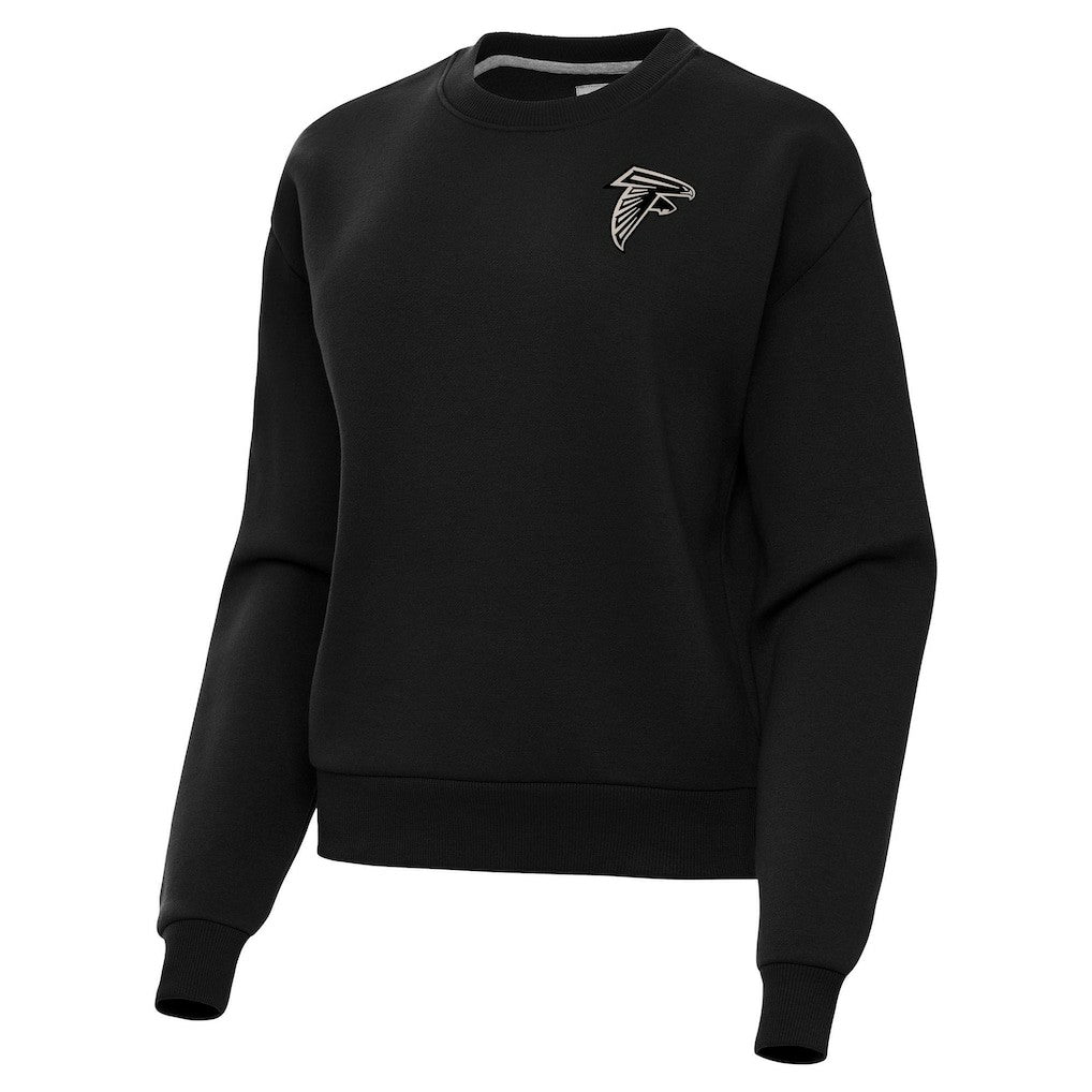 Atlanta Falcons Antigua Women's Victory Pullover Sweatshirt - Black on sale
