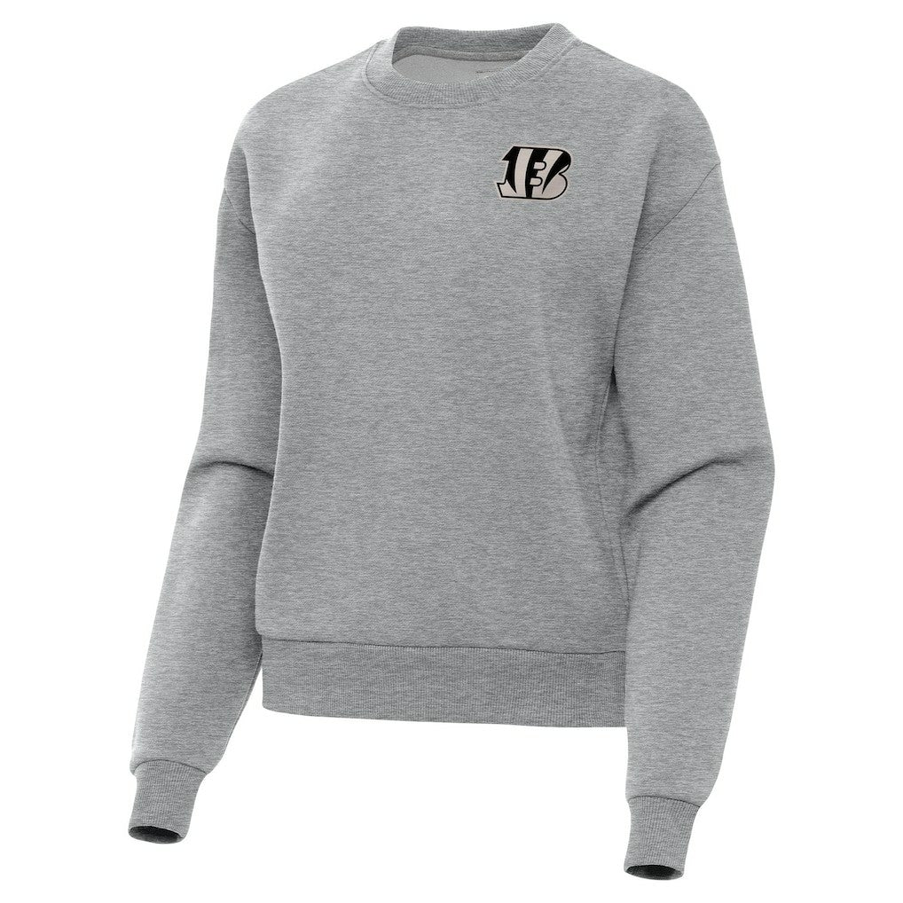 Cincinnati Bengals Antigua Women's Victory Pullover Sweatshirt - Heather Gray on sale